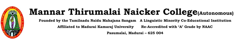 Mannar Thirumalai Naicker College logo